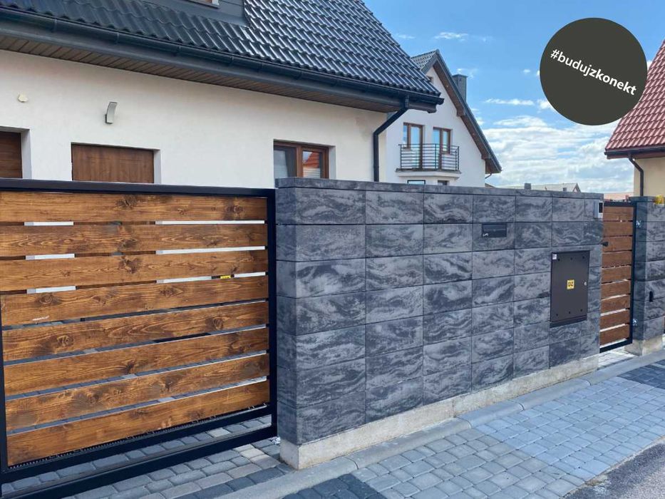 Klej Silikon do ogrodzeń betonowych betonu stal drewno kamień ceramika