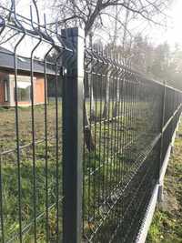 Panel ogrodzeniowy 153cm! 51 drutów pionowych, podmurówka systemowa