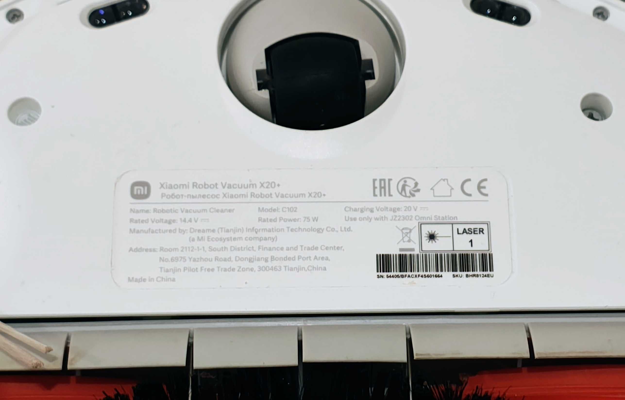 Robot sprzątający Xiaomi Mi Robot Vacuum X20+ Pudełko Powystawowy