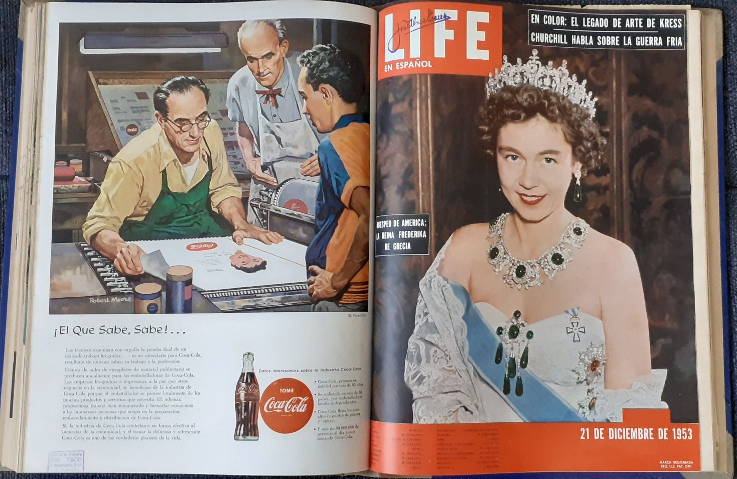 Revistas Life ano de 1953, encadernadas