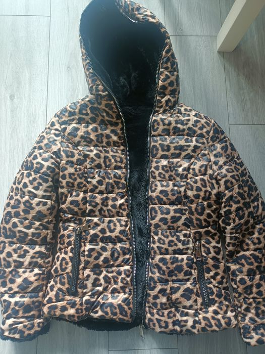 Kurtka zimowa panterka L/XL
