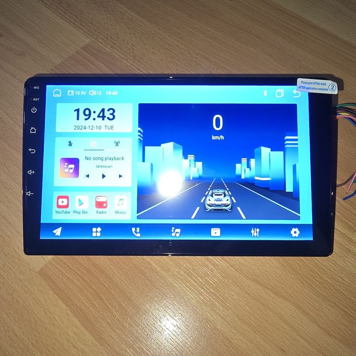 Radio 9" 2DIN z Androidem AndroidAuto i Carplay+BT+4G+Wifi+kamera AHD