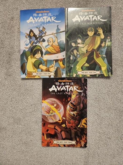 Zestaw Komiksów „Avatar: The Last Airbender”–angielski, cała kolekcja