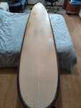Longboard 9.1 radar GTF + single fin + saco e leash