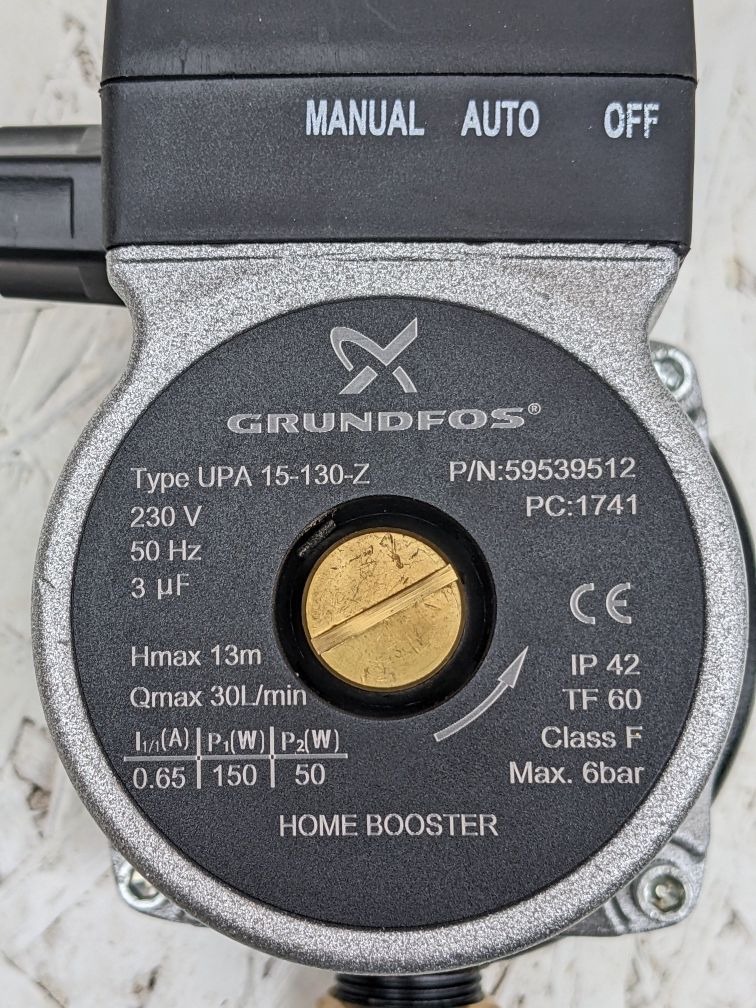 Насос підвищення тиску води Grundfos 150 Вт