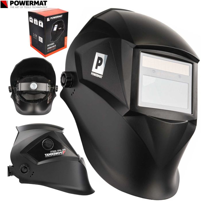 POWERMAT Samościemniająca Maska Przyłbica True Color LCD PM1257