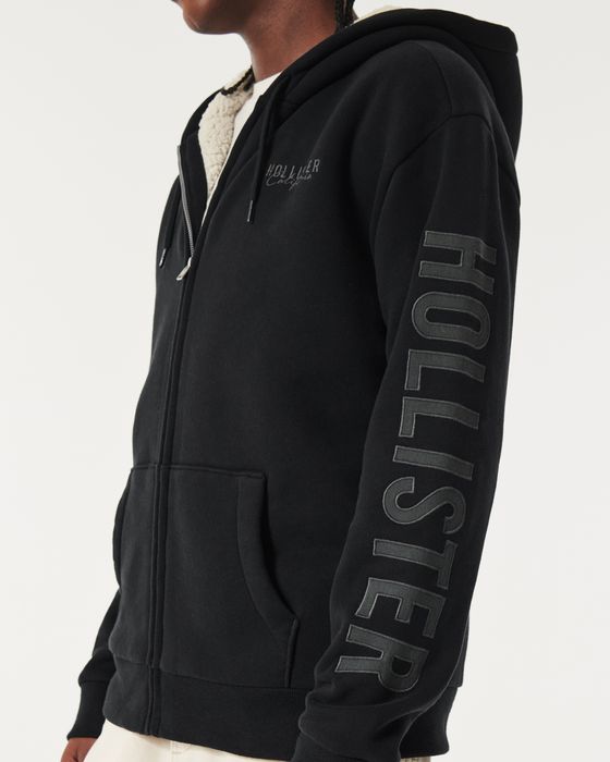 Bluza Miś Gruba Kurtka Hollister M by Abercrombie 2025 podwójna