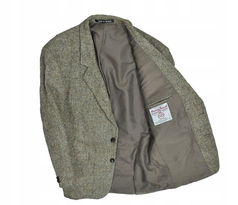 Dunn &Amp; Co Harris Tweed Wełniana Marynarka Męska 42 S