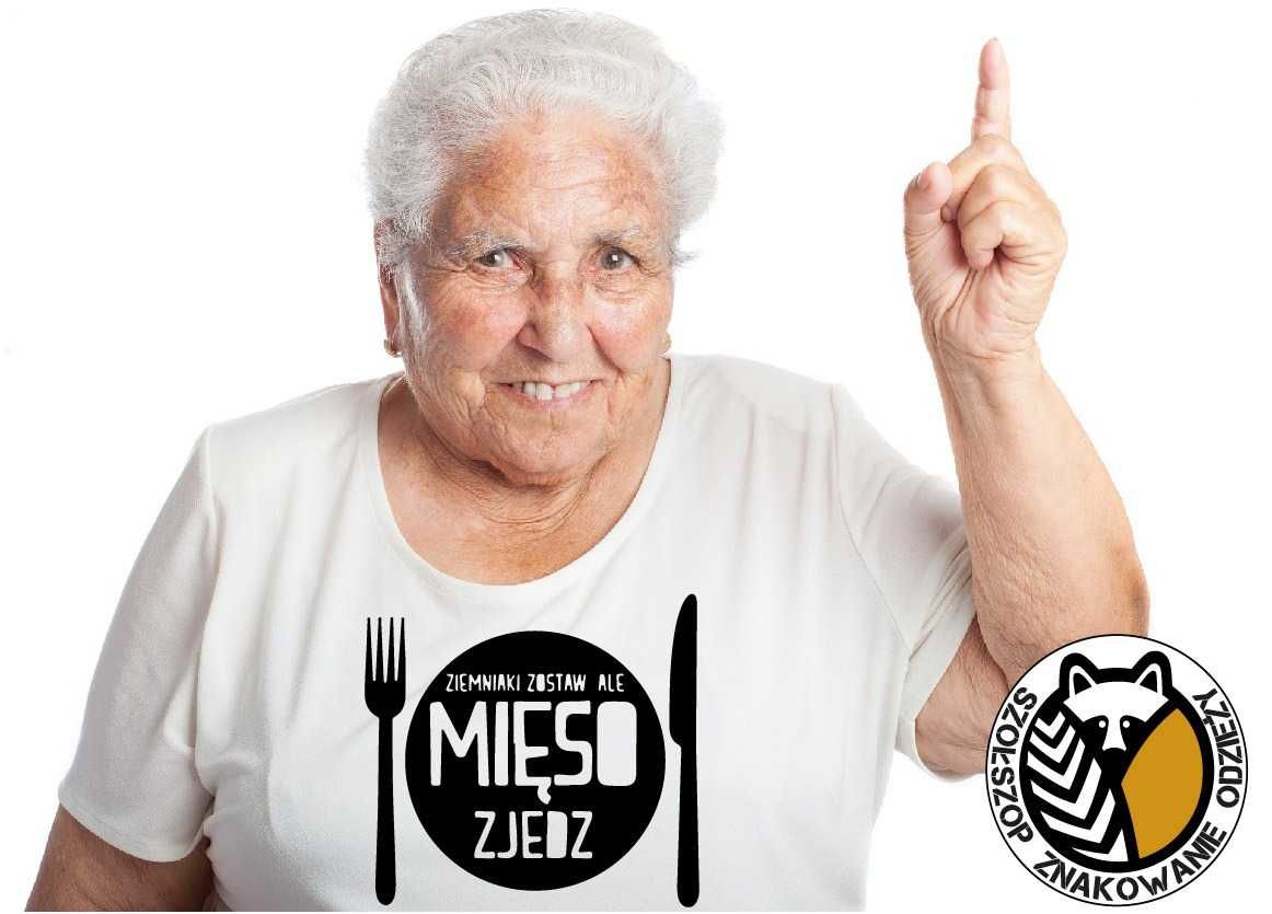 Koszulki dla babci, koszulka babci, z napisem, z twoim nadrukiem