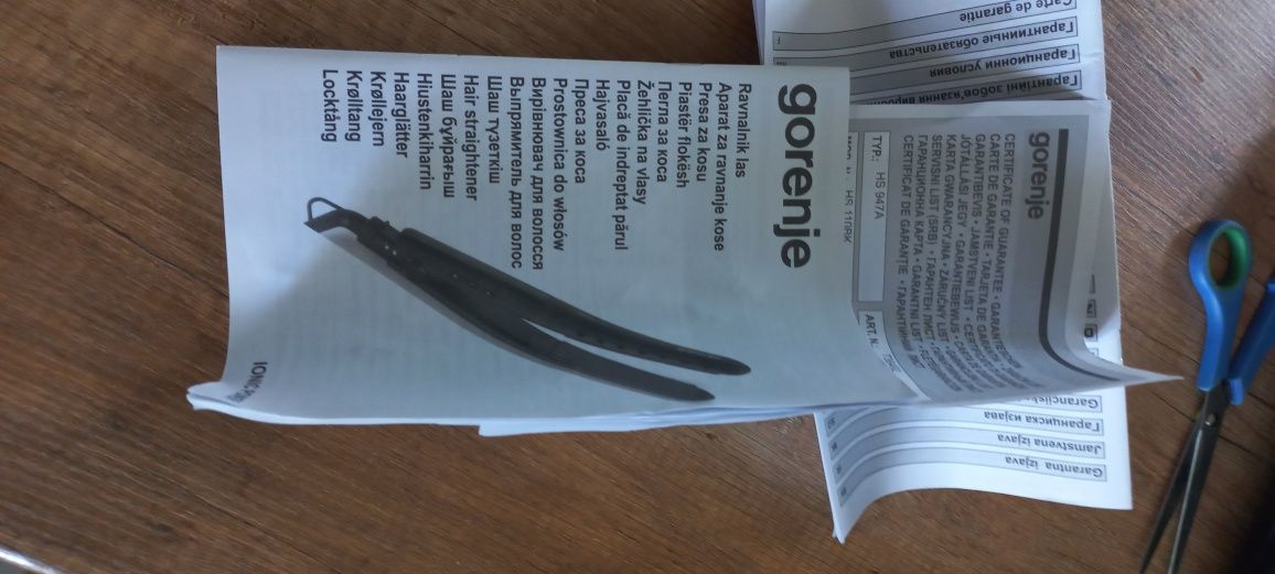 Prostownica do włosów Gorenje