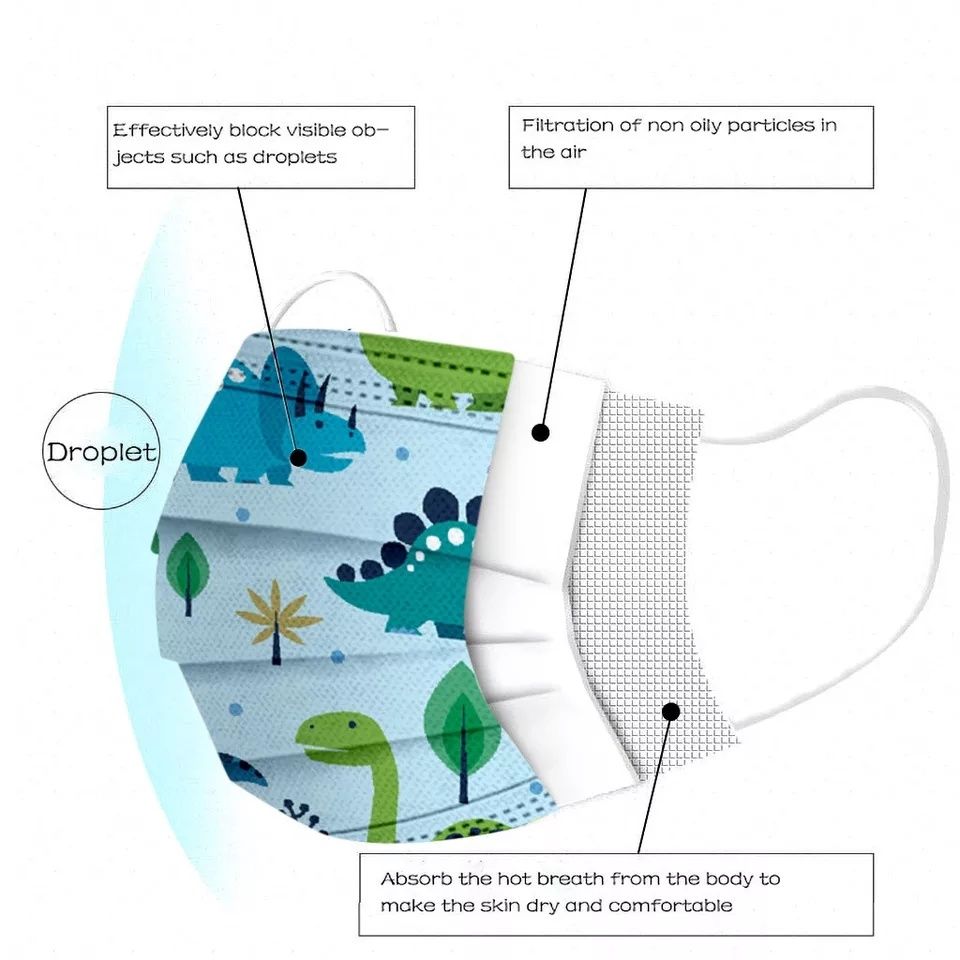 50 m.ascaras para crianças com dinossauros