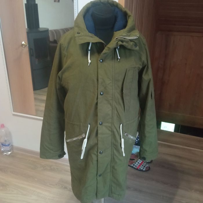 Джинсова зимова парка