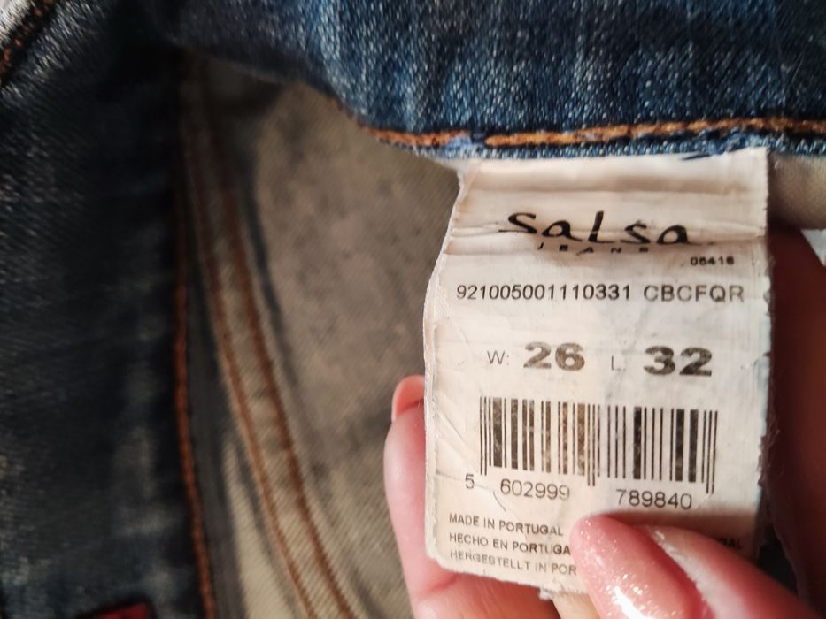 Calças ganga Salsa T26