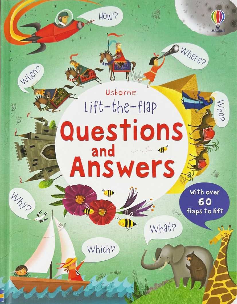 NOWA	Usborne Lift the Flap Questions and Answers Książka kartonowa