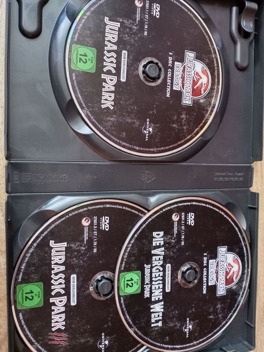 Film DVD King Kong i Jurassic Park