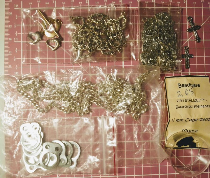 детям для творчества набор синель, бисер, бусины, пайетки, замочки