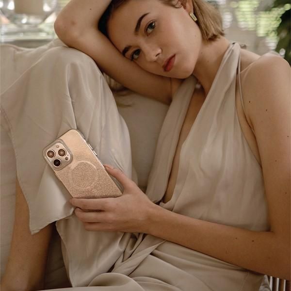 Uniq Etui Coehl Lumino Iphone 14 Pro Max 6,7" Złoty/Champagne Gold