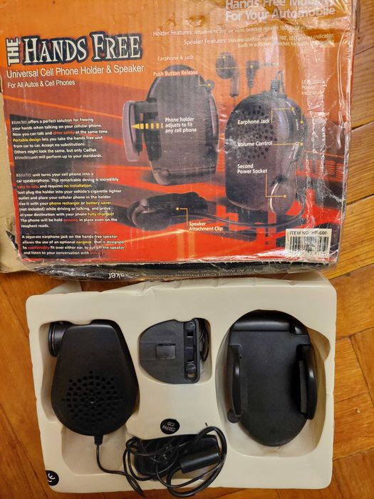 Автодержатель и динамик для сотового телефона Hands Free