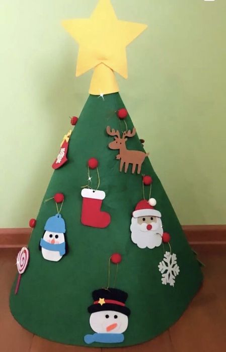 Árvore de Natal em feltro