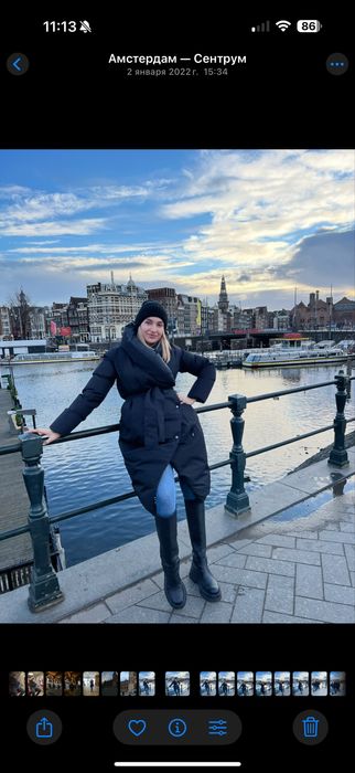 Пуховик зимняя куртка , очень теплая