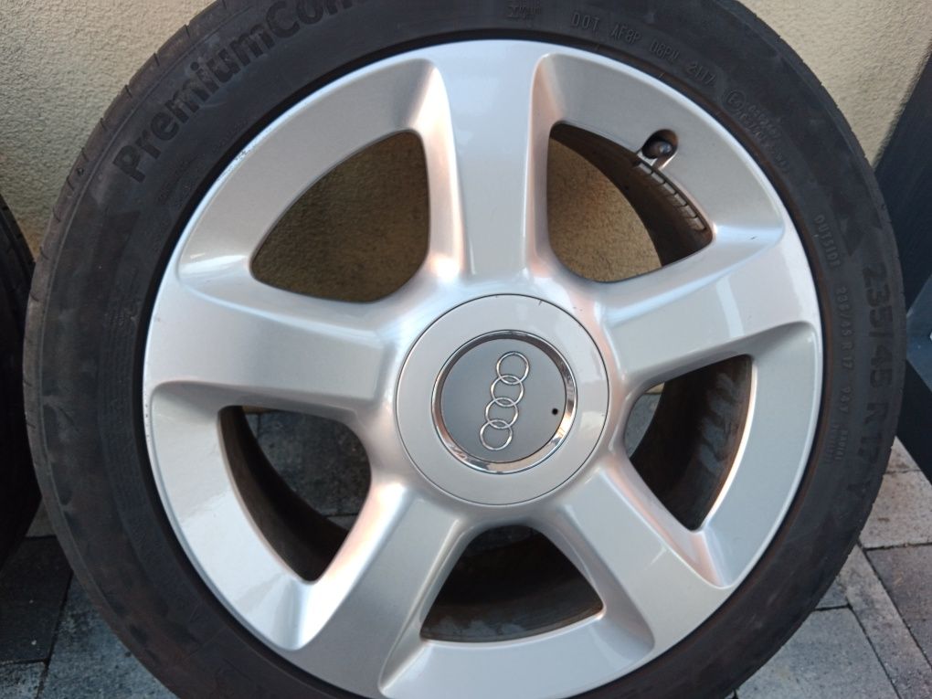 Felgi aluminiowe r 17 Audi oryginalne 7,5 Jx17 H2 ET 45