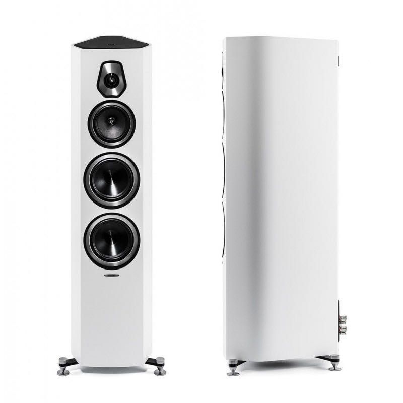 Kolumny podłogowe SONUS FABER SONETTO V G2 Białe/Czarne/Orzech - Para
