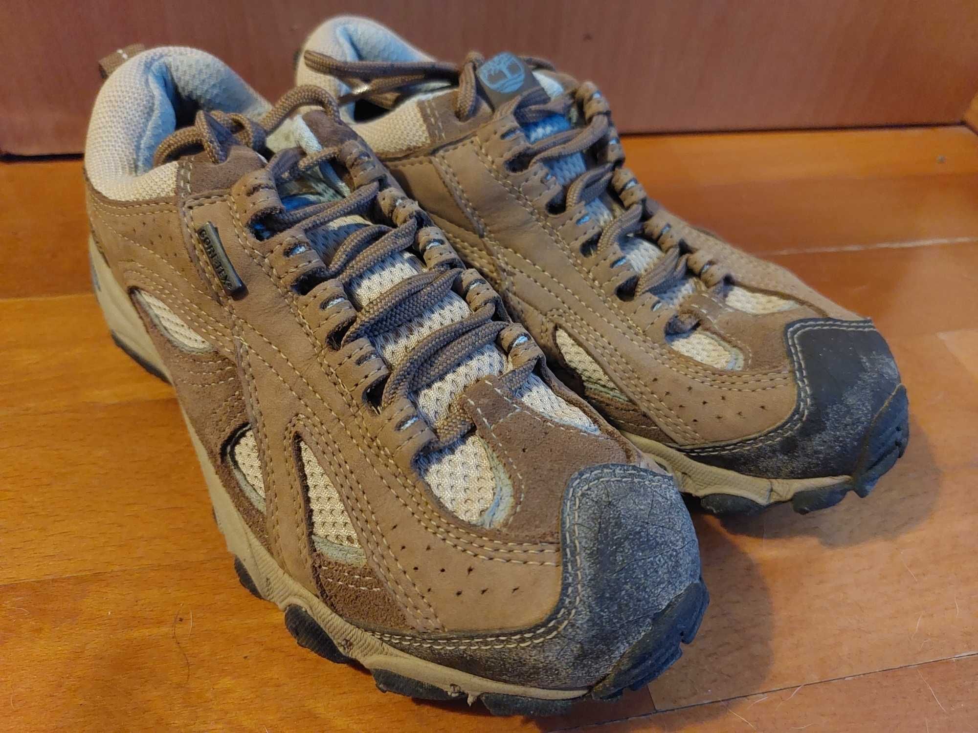 Ténis Timberland 5,5 M - Número 36 - Castanhos Claros e Azul Claro