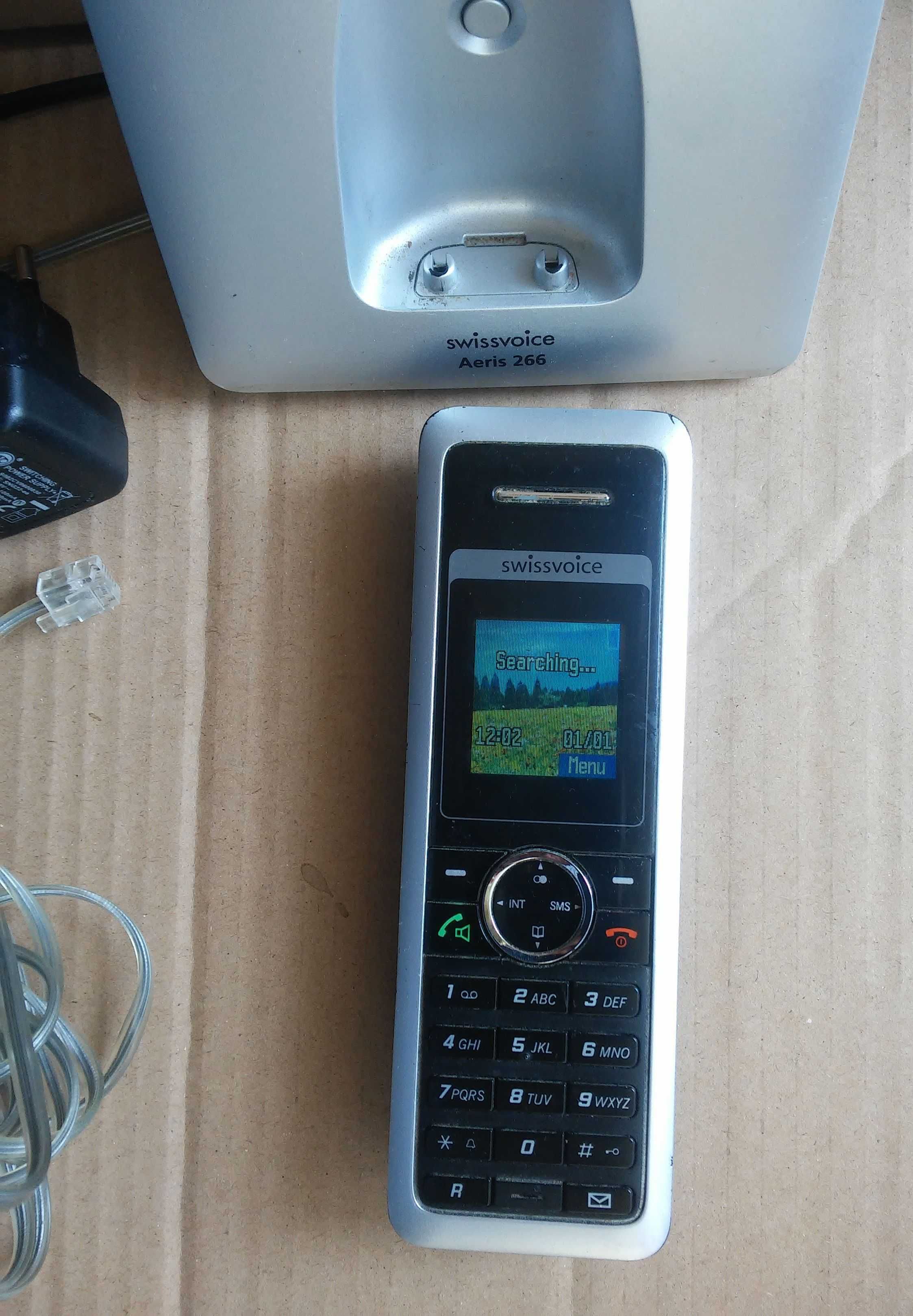 Telefon bezprzewodowy stacjonarny Swissvoice Aeris 266 kolor wyświetla