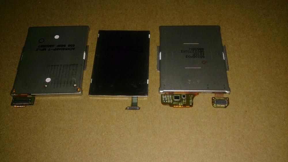 Nokia, Sonyericsson, Motorola - ecrans