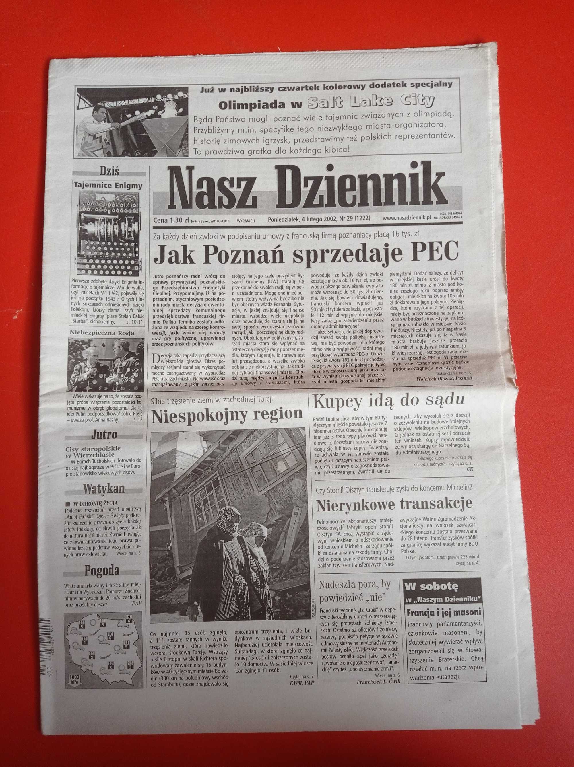 Nasz Dziennik, nr 29/2002, 4 lutego 2002