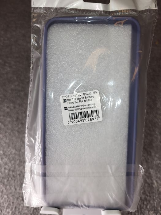 Etui Samsung S23 Plus - ciemnoniebieskie