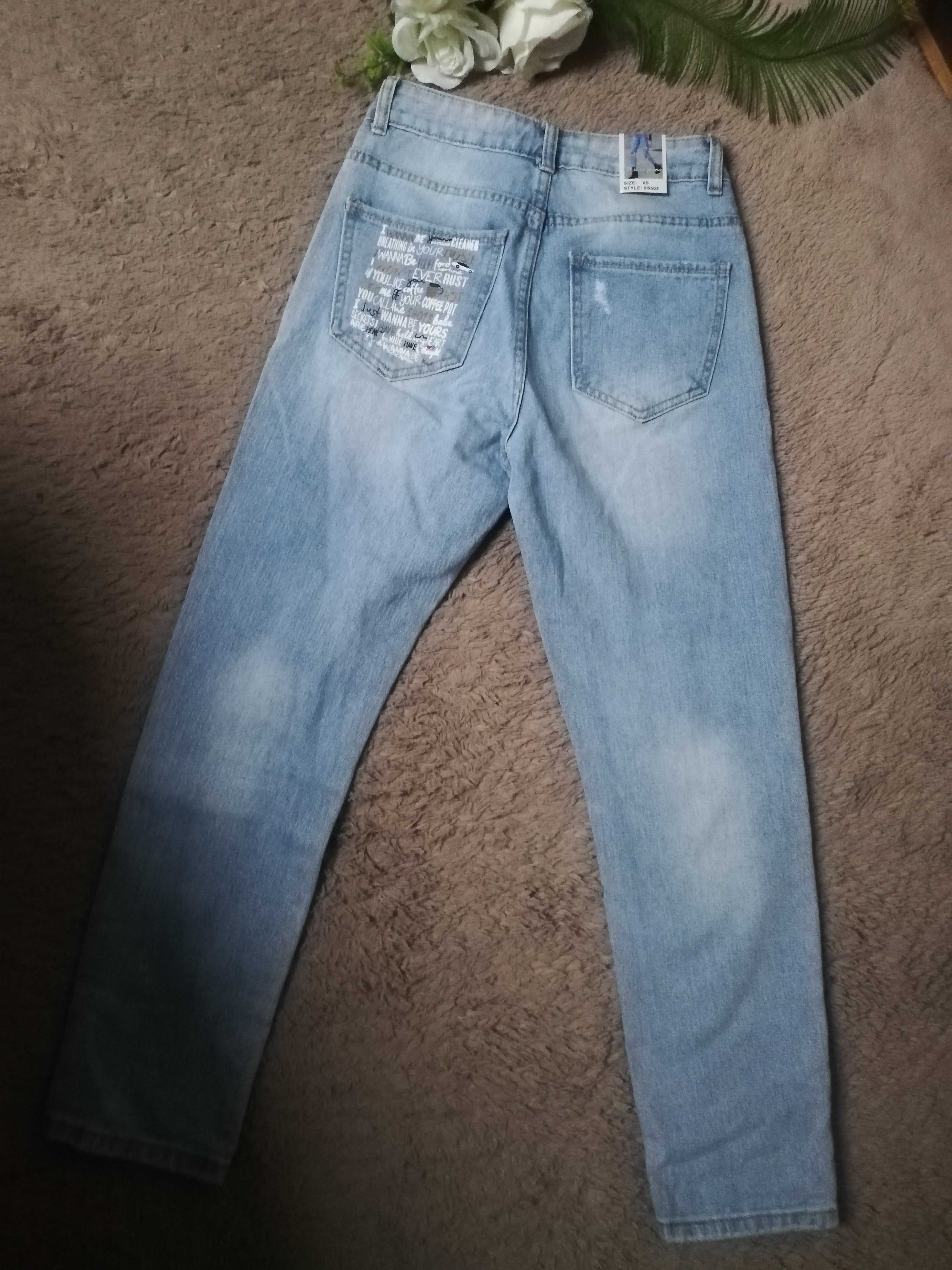 Nowe jeansy M. Sara rozm. Xs