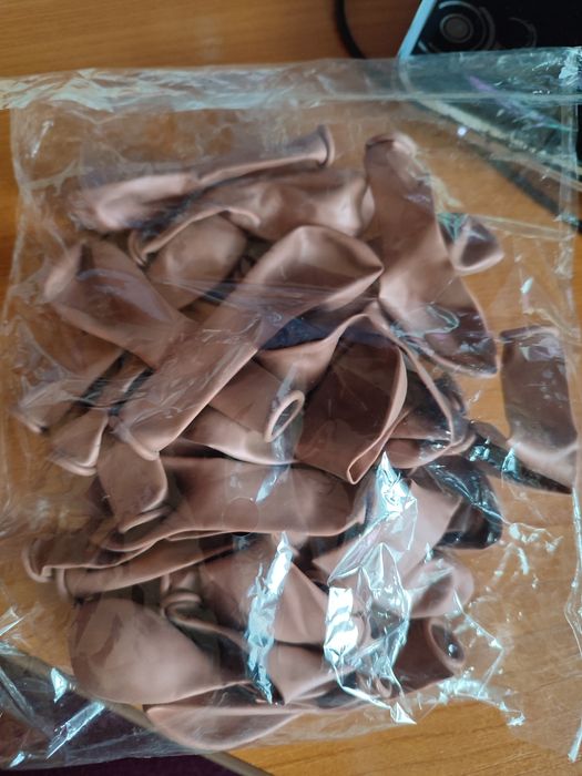 Balony różowe złoto 29 sztuk