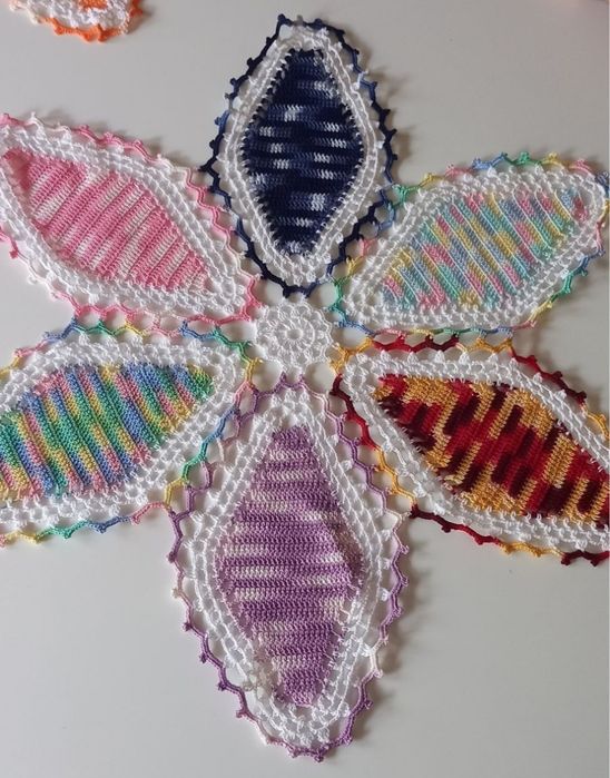 Naperons/ conjunto de naperons/ croché