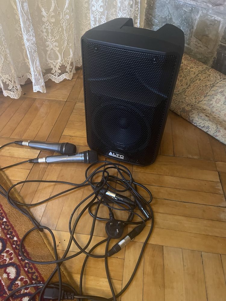 ALTO TX308 Kolumna Aktywna Głośnik Estradowy 350W CZARNY 2 mikrofofony