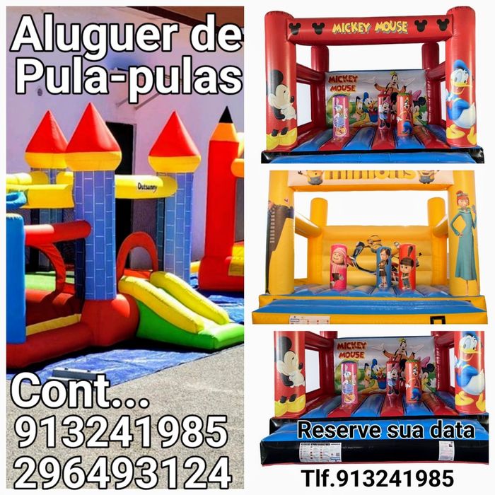 Aluguer de insufláveis pula pula