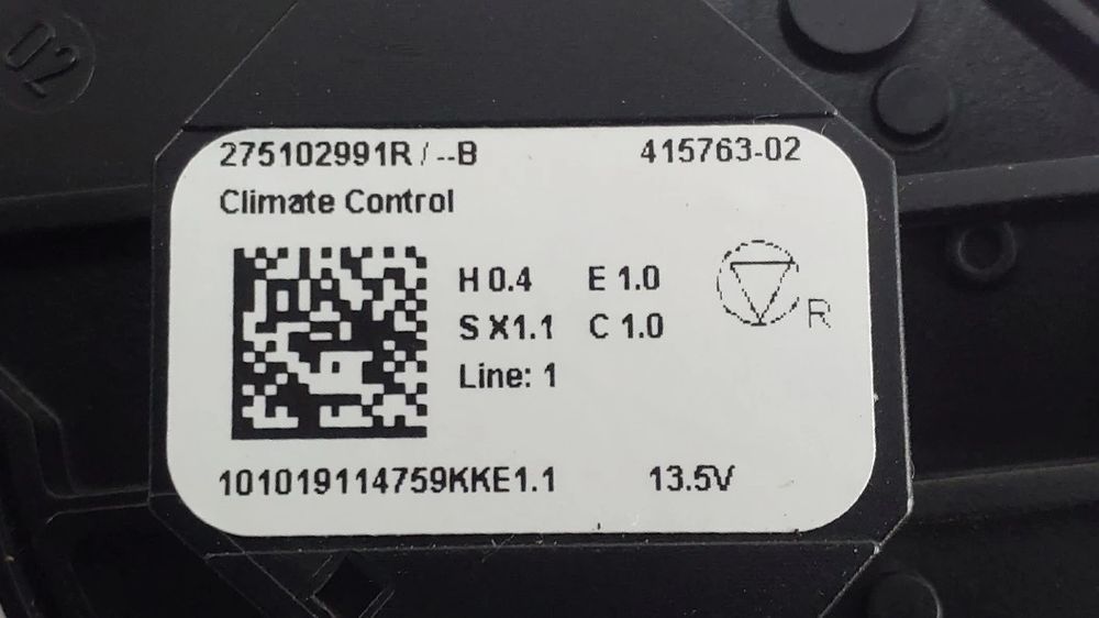 Comando chauffage / sofagem RENAULT Zoe (BFM_)