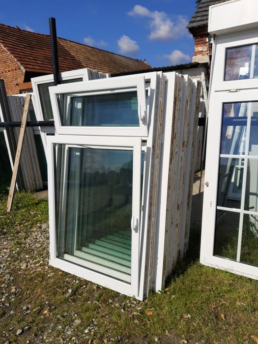 Okna do kamienicy pcv Niemieckie 114x185 DOWÓZ CAŁY KRAJ