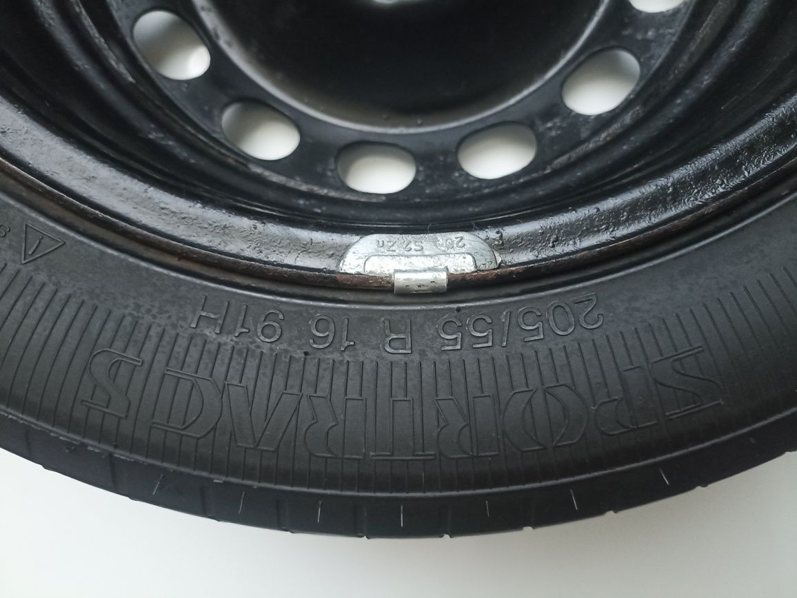 Диск R16 5x112 ET50 + vredestein sportrac 5 205/55.Докатка.Запаска