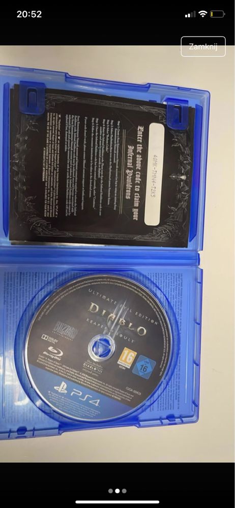 Gra na konsole ps4 Diablo