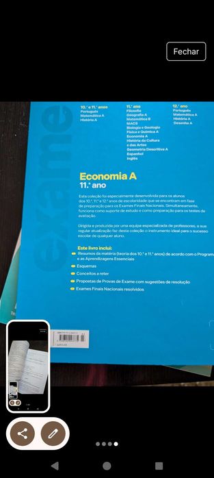 Livro de exames Economia A 11 ano