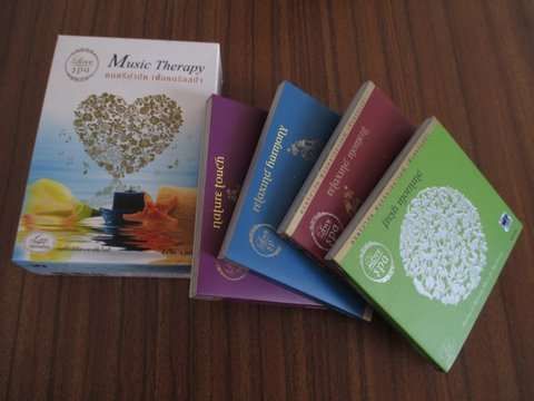 Music Therapy 4cds (Love SPA) + Pure Senses Sound and Vison - 4cds-vp.