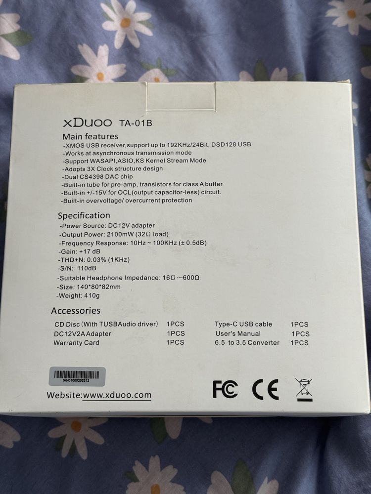 xDuoo TA-01b wzmacniacz słuchawkowy
