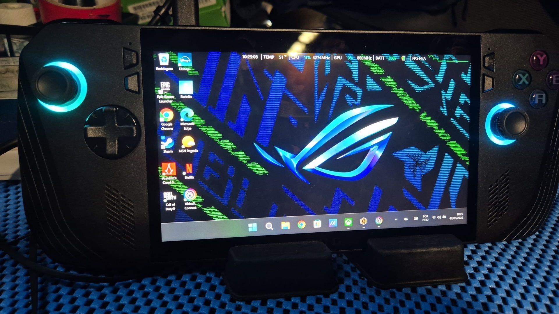 Rog Ally X com case original