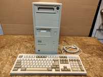 Komputer PC Optimus 4P66 + klawiatura optimus, 1995 rok
