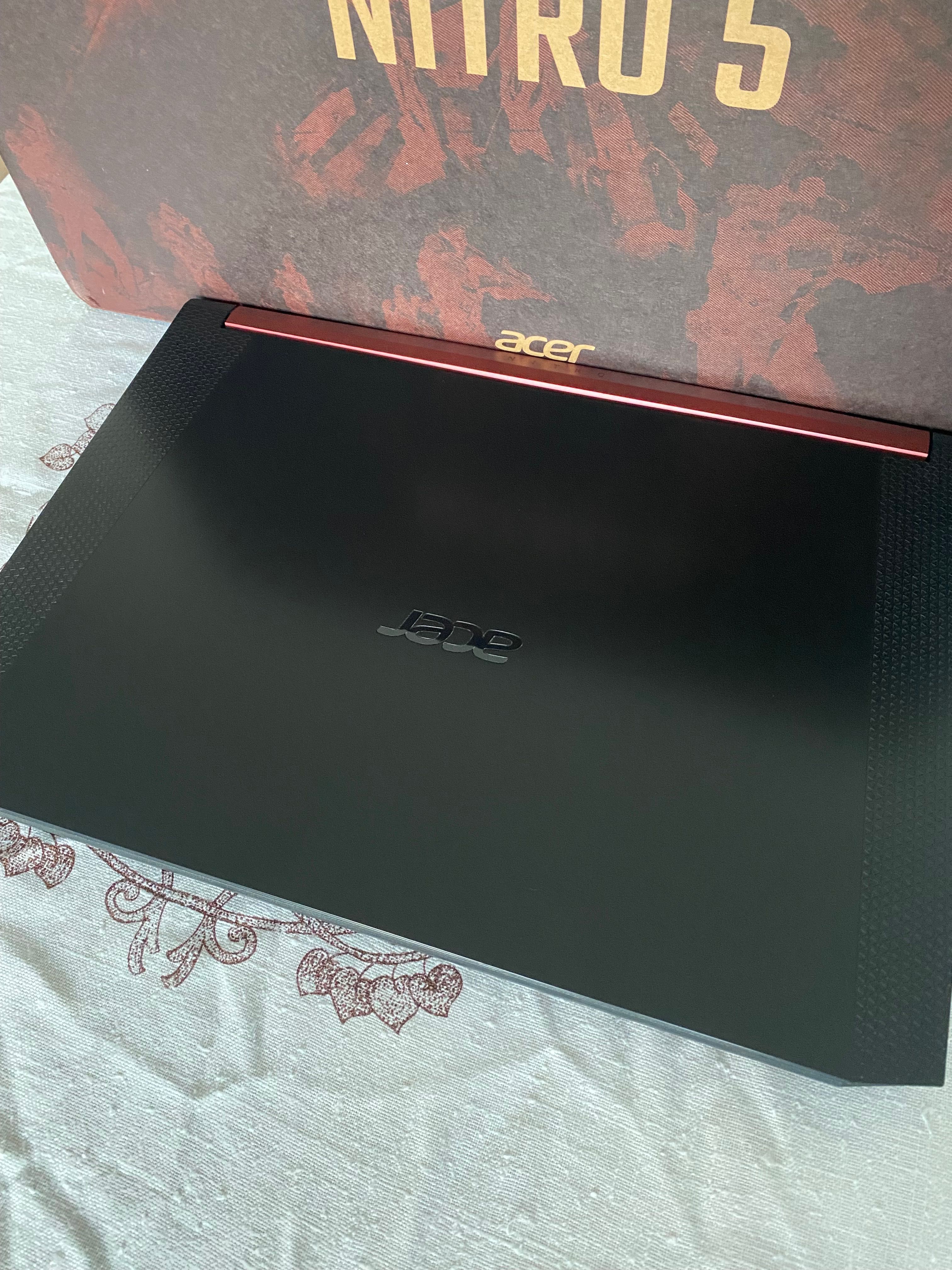 Acer Nitro 5, świetny stan, i7 9TH, 2512GB SSD, 1660Ti, 17’3