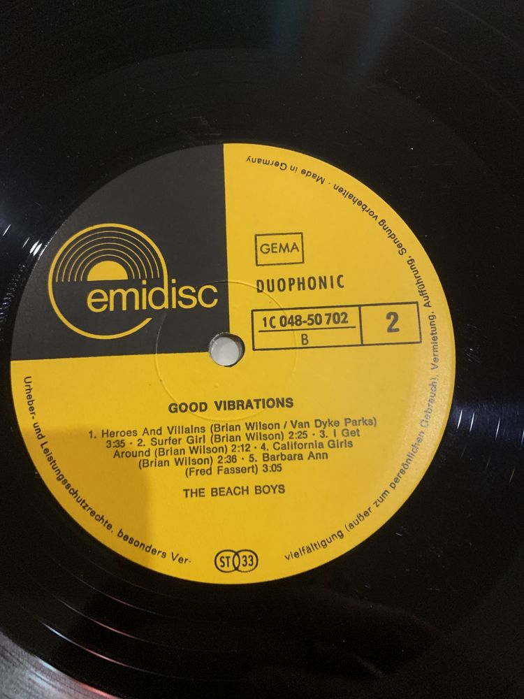 The beach boys good vibrations Lp płyta winylowa