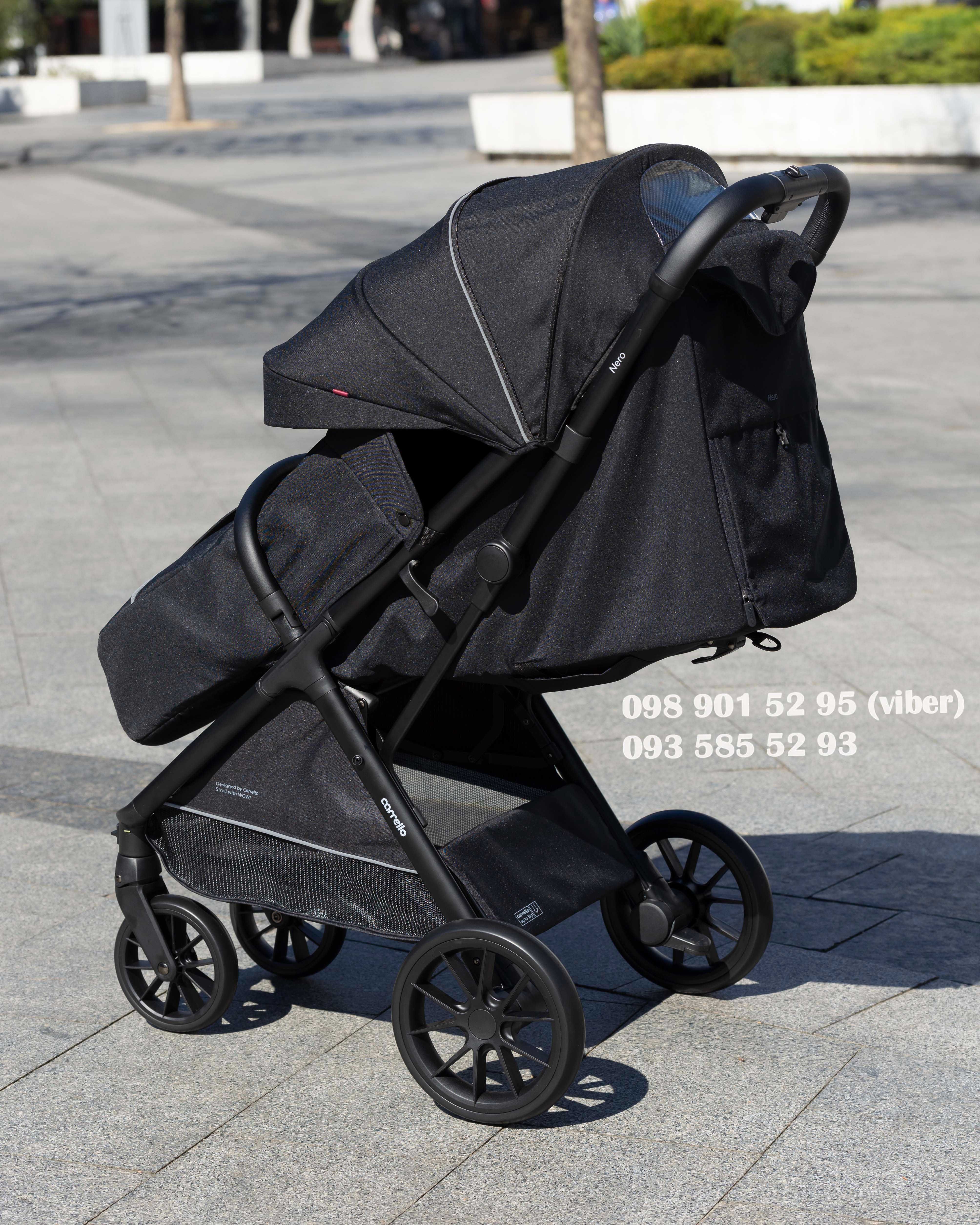 Коляска Carrello Nero. Детская прогулочная коляска Каррелло Неро
