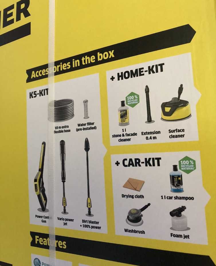 Мийка високого тиску Karcher k5 basic + T5 минимойка power smart нова