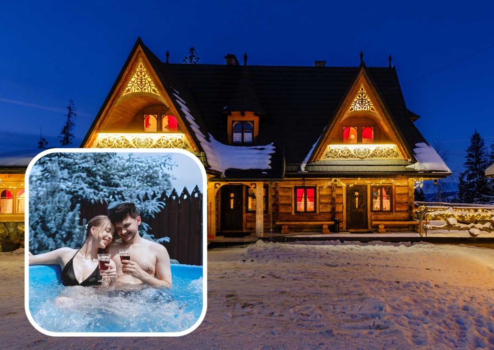Ferie zimowe Promocja domek 6-15 osób Zakopane, domki Jacuzzi gratis !